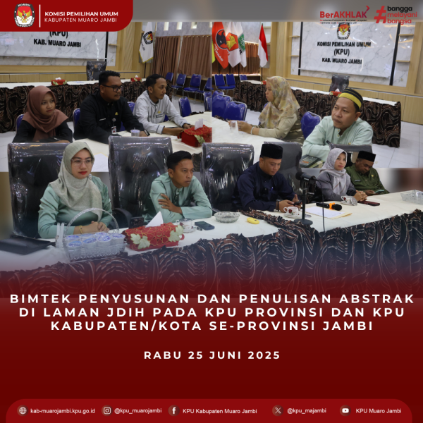 BIMTEK PENYUSUNAN DAN PENULISAN ABSTRAK DI LAMAN JDIH